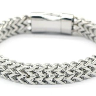 Stalen armband - met magneetslot -21 cm -